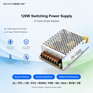 Ultra Design 12V 10A Power Supply 120W PSU Single Output Switch Converter Power Module 12V 10A AC DC Switching Power Supply