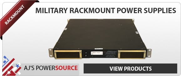 Military Rackmount Power Supply System AC-DC DC-DC