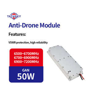 50W 6500-6700MHz 6700-6900MHz 6900-7200MHz RF Power Amplifier GaN Anti Drone Defense Module