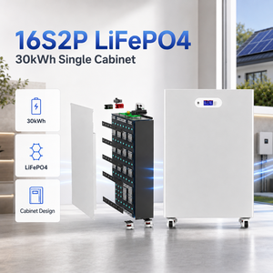 51.2V Tower Solar Battery LiFePO4 Home Energy Storage 30kWh