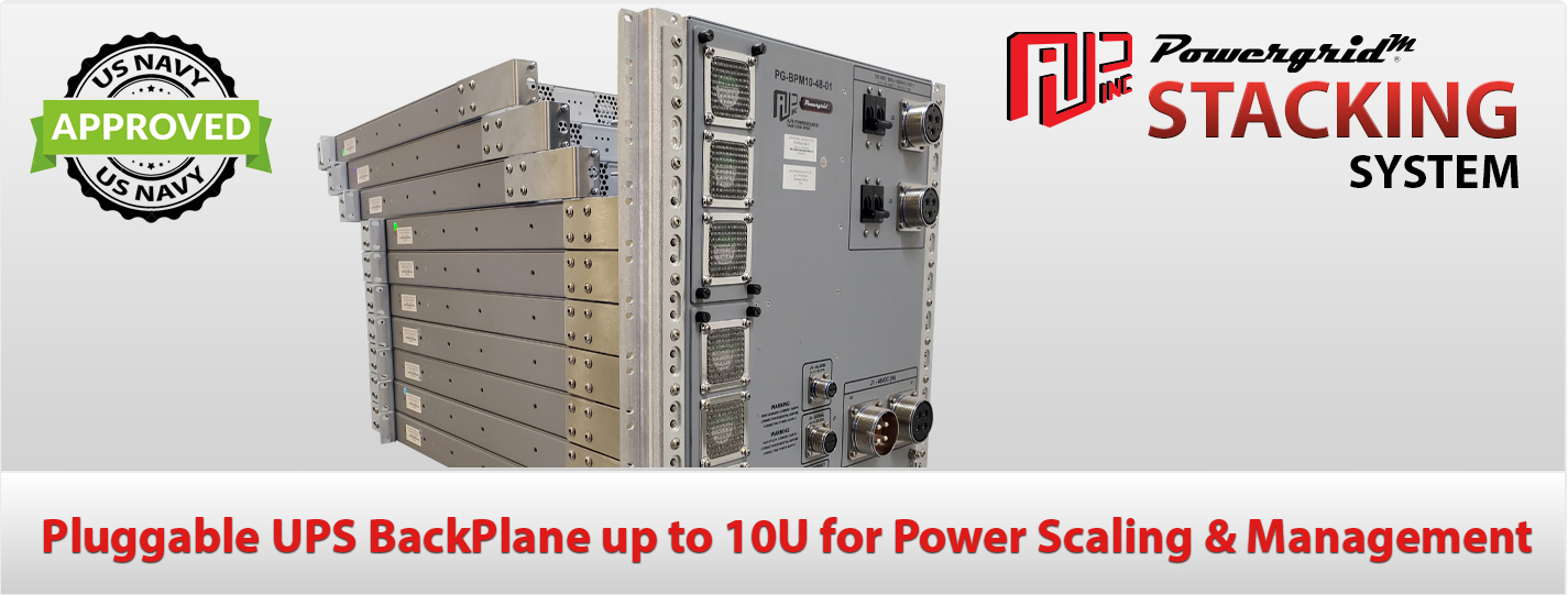 10U Configurable Shipboard UPS Backplane System