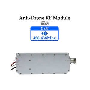 RF Module GaN 433Mhz 100W 428-438Mhz Anti FPV Module Defense System Amplifier Power Module Customized