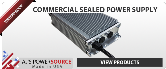 Waterproof IP65 IP67 Commercial AC DC Power Supply