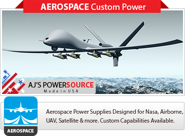 Custom aerospace airborne power supply system