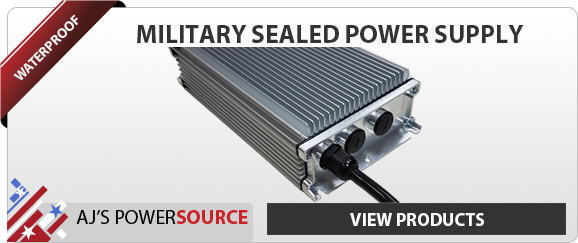 Mil-Sealed Waterproof IP65 IP67 Power Supply