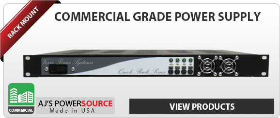 Commercial Rack Mount AC-DC and DC-DC Power Supply System