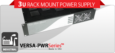 3U Heavy Industrial Rack Mount Power Supply System