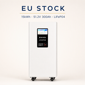 EU Stock Fast Delivery 15kWh LiFePO4 Solar Battery 51.2V